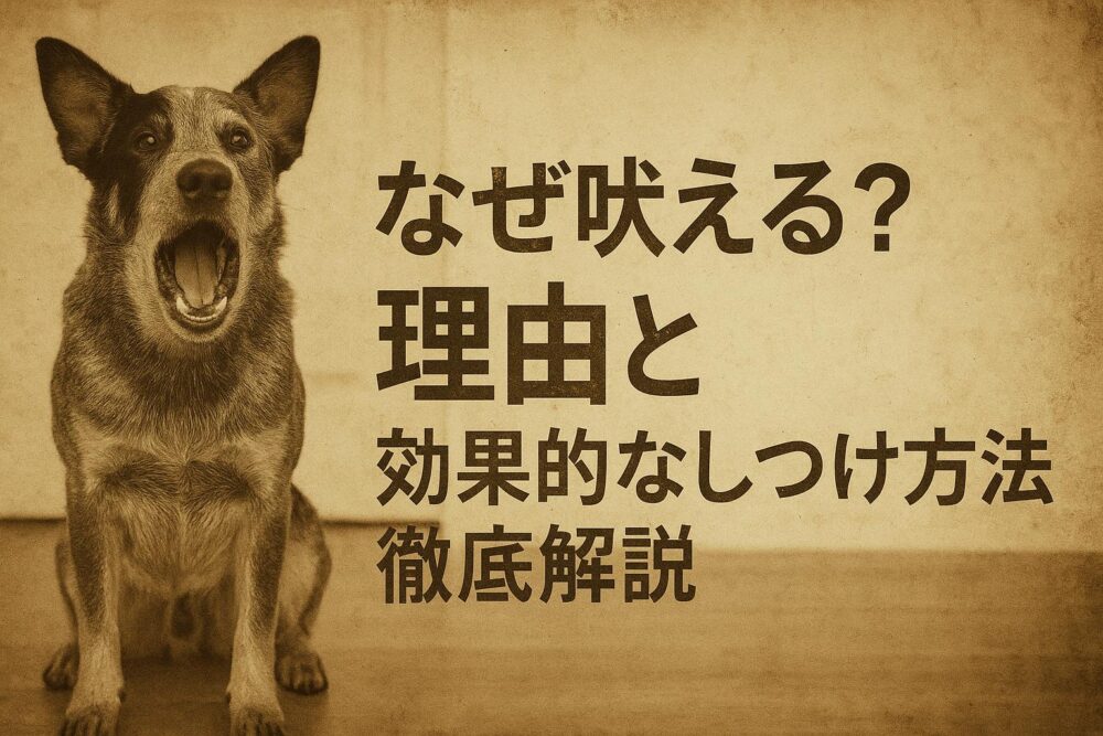 なぜ犬は吠えるの？